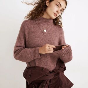 Madewell Dillon Mockneck Pullover Sweater